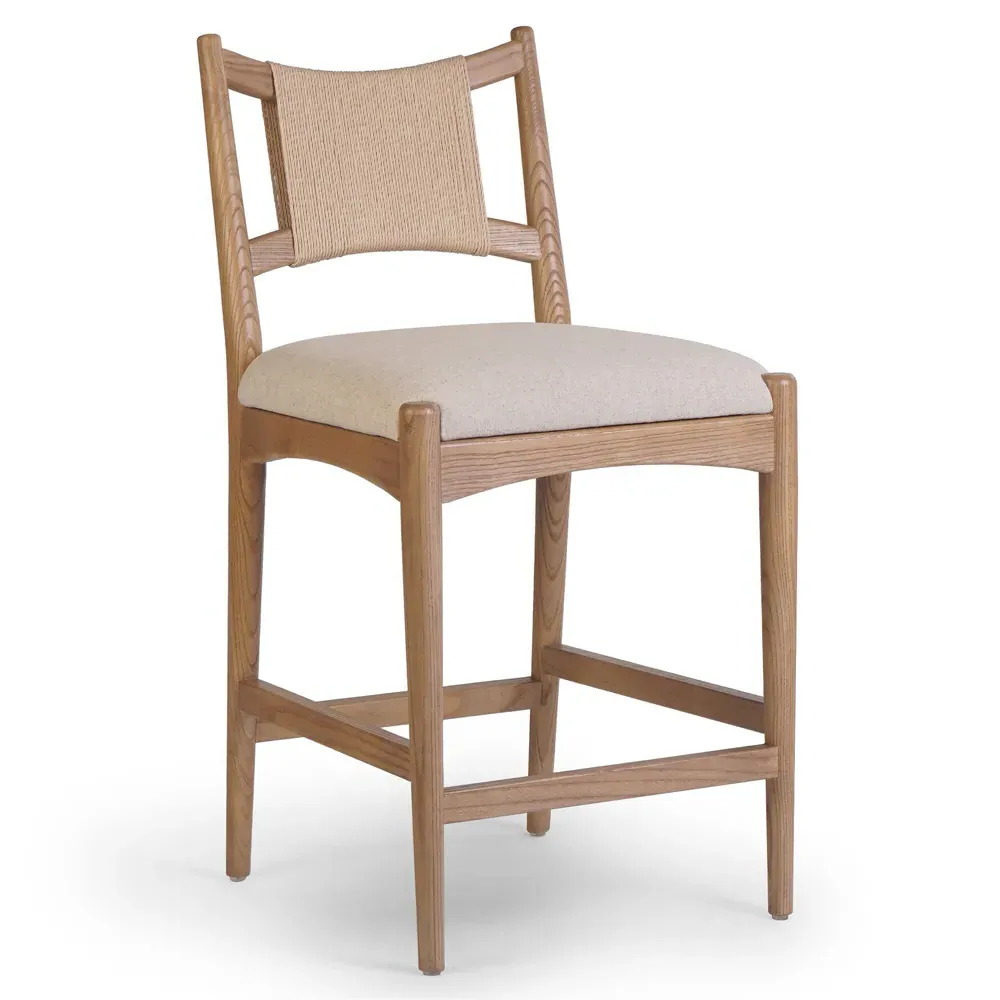 Harley Counter Stool - Beige, Nettlewood