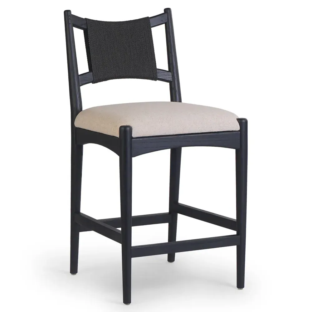 Harley Counter Stool - Black, Nettlewood