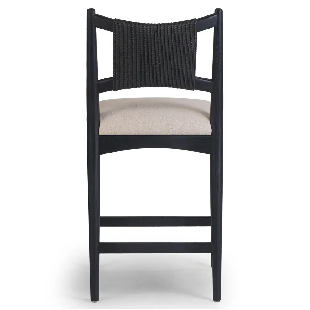 Harley Counter Stool - Black, Nettlewood