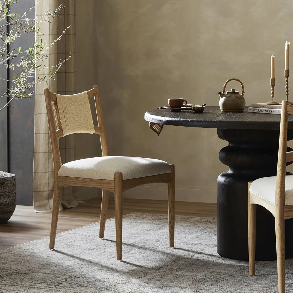 Harley Dining Side Chair - Beige, Nettlewood