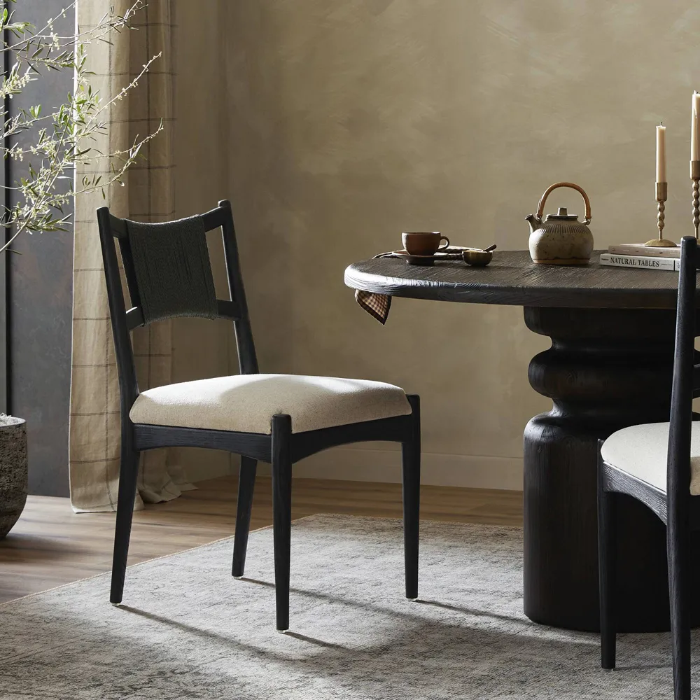 Harley Dining Side Chair - Beige, Nettlewood