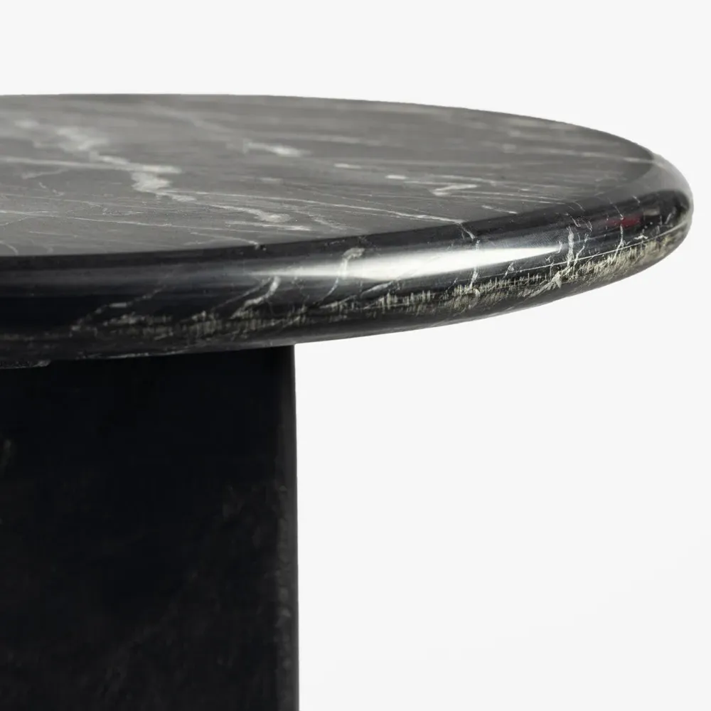 Harley Drink Table - Black, Acacia Wood