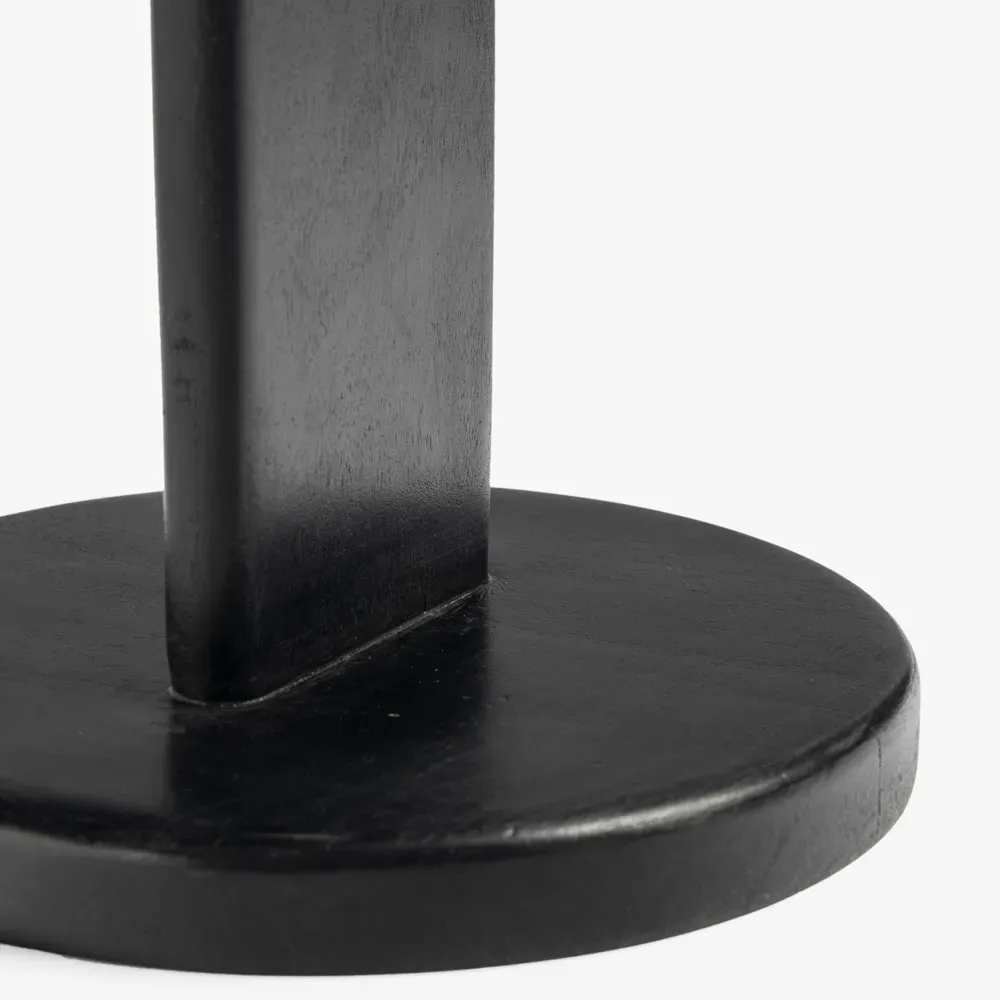 Harley Drink Table - Black, Acacia Wood