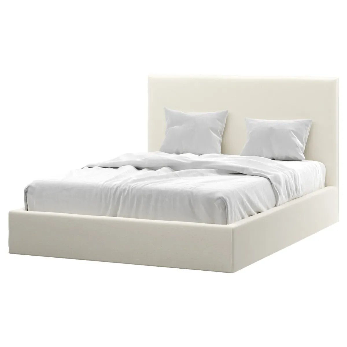 Harley Full Size Bed Frame - Marshmallow image