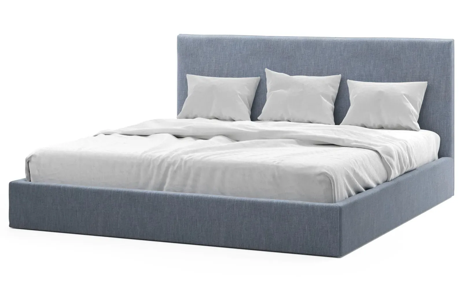Harley King Size Bed Frame - Nantucket Blue