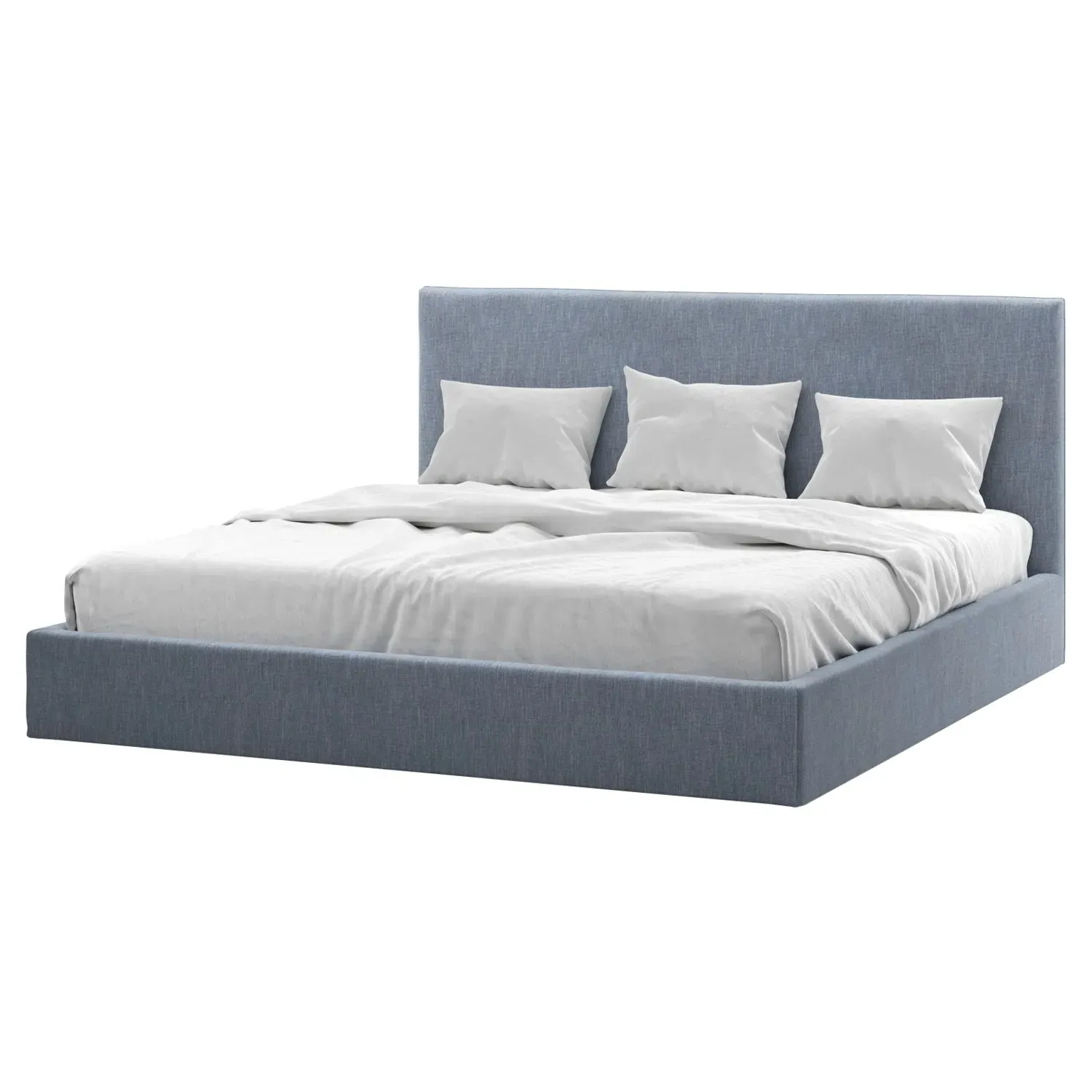 Harley King Size Bed Frame - Nantucket Blue