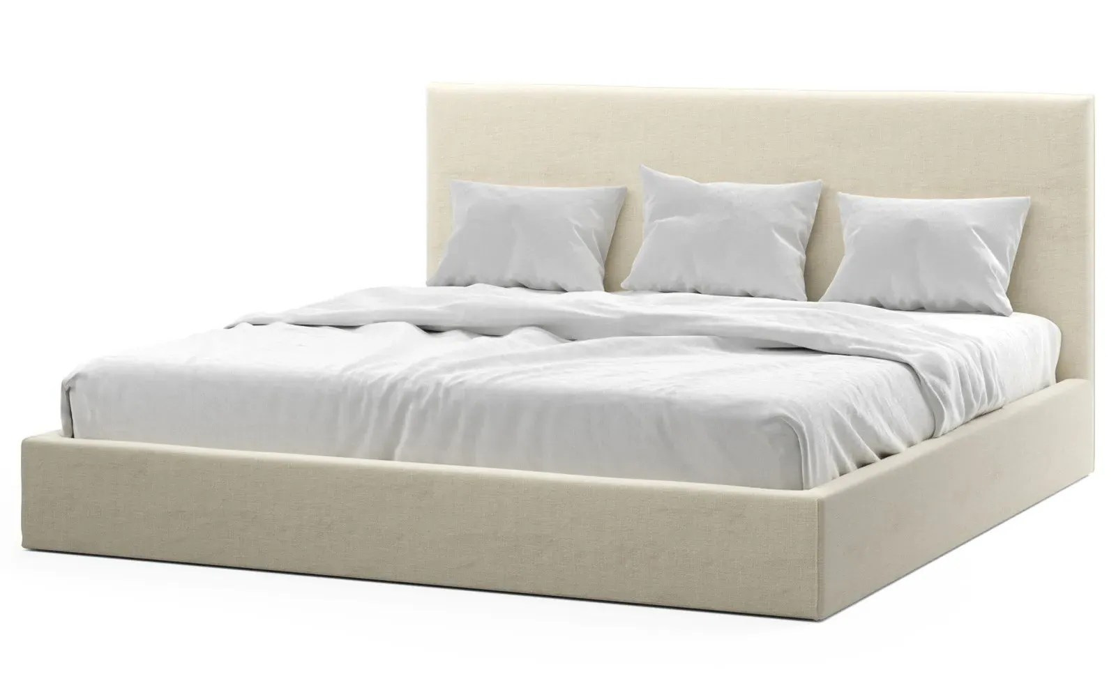 Harley King Size Bed Frame - Sea Salt