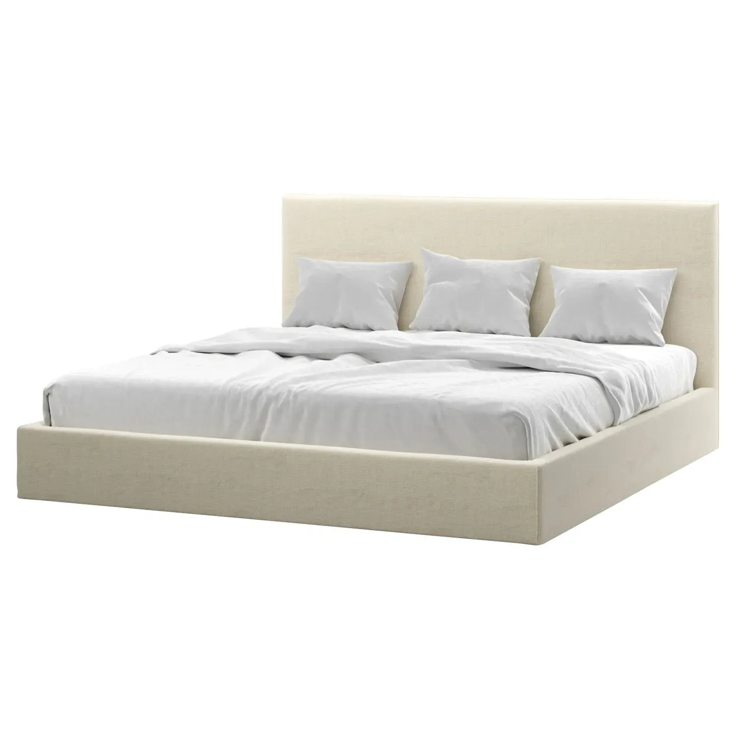 Harley King Size Bed Frame - Sea Salt