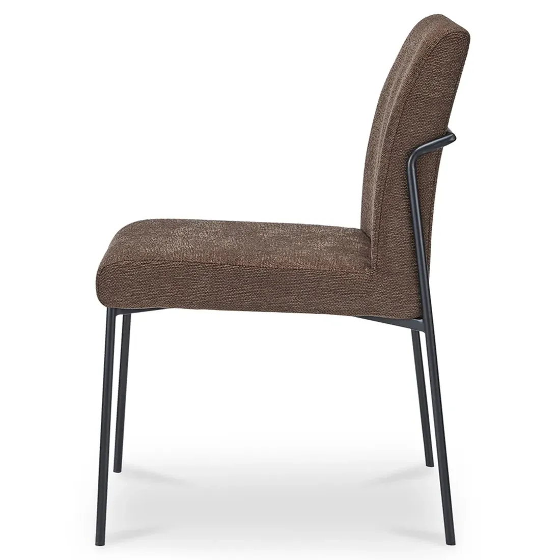 Harley Metal Dining Chair Set of 2 - Brown