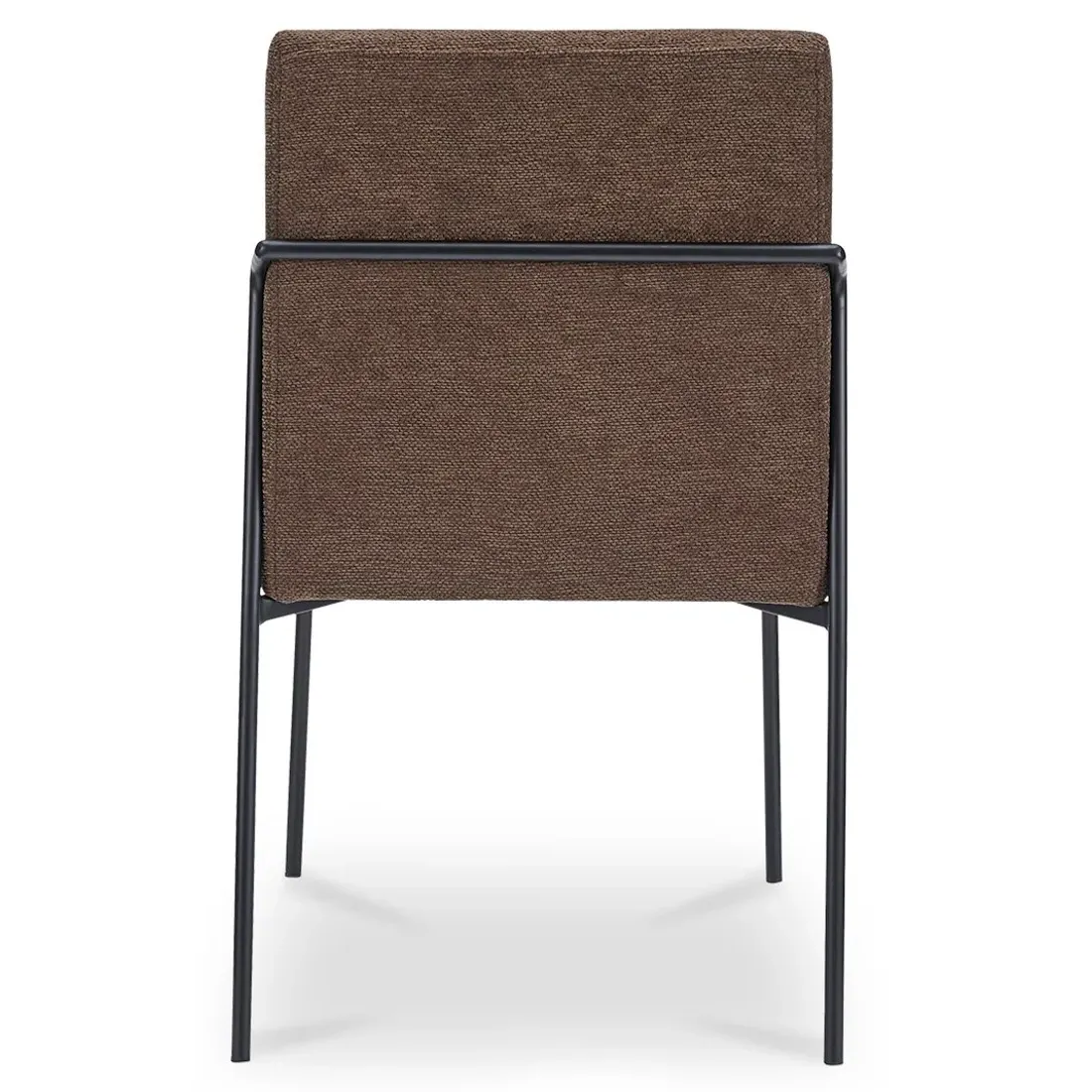 Harley Metal Dining Chair Set of 2 - Brown