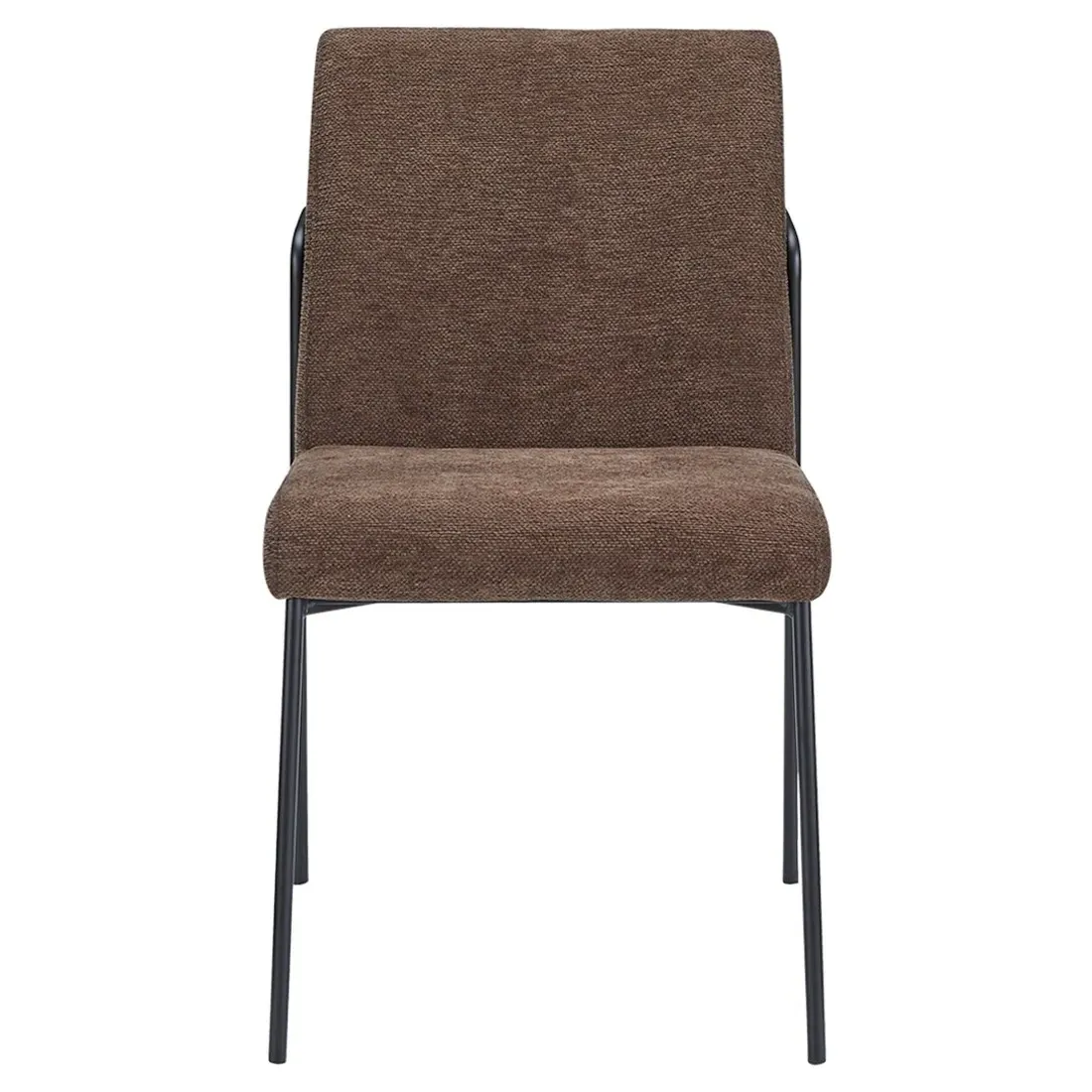 Harley Metal Dining Chair Set of 2 - Brown image