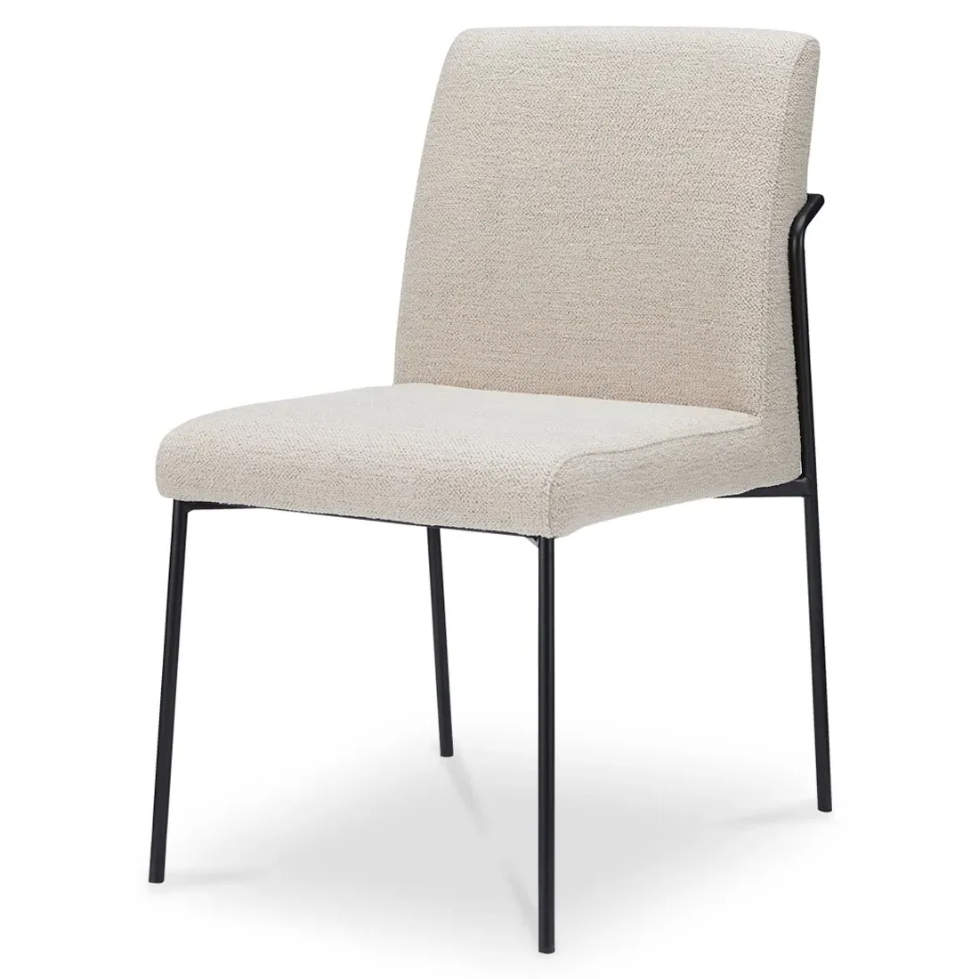 Harley Metal Dining Chair Set of 2 - Cream