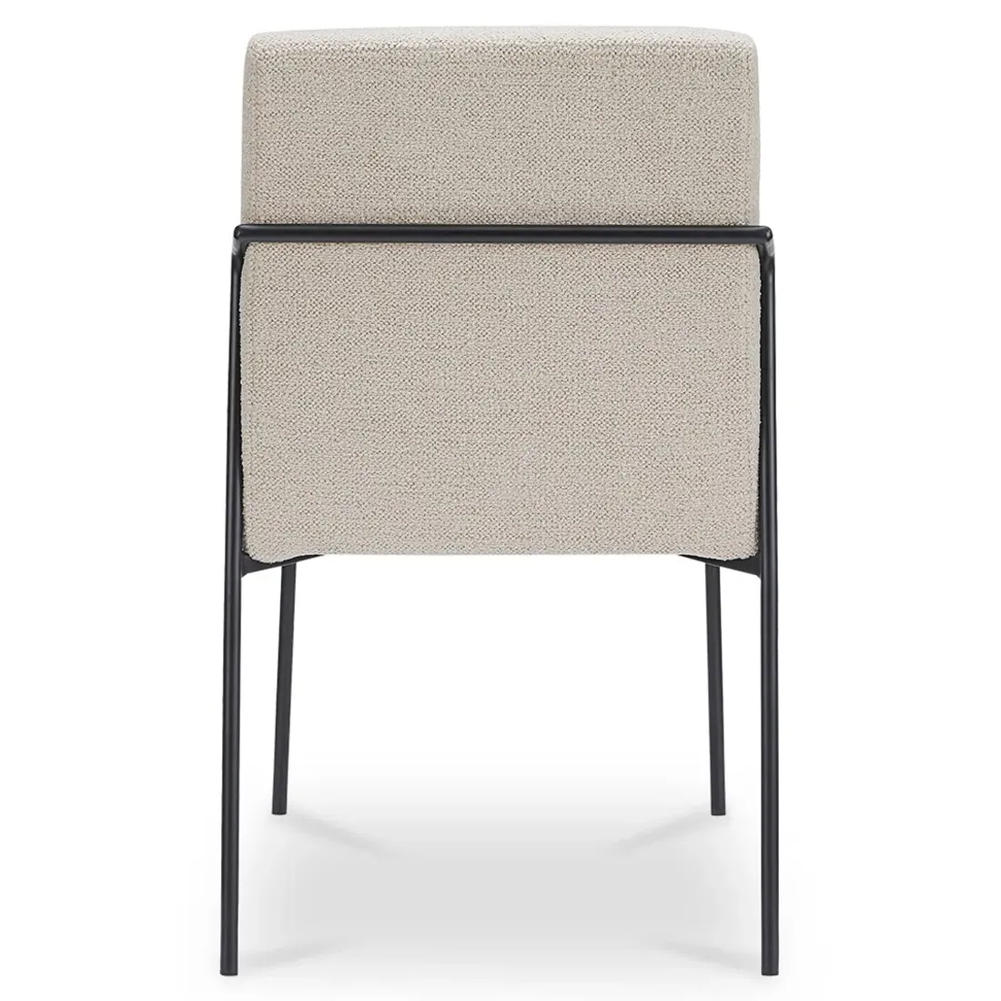 Harley Metal Dining Chair Set of 2 - Cream