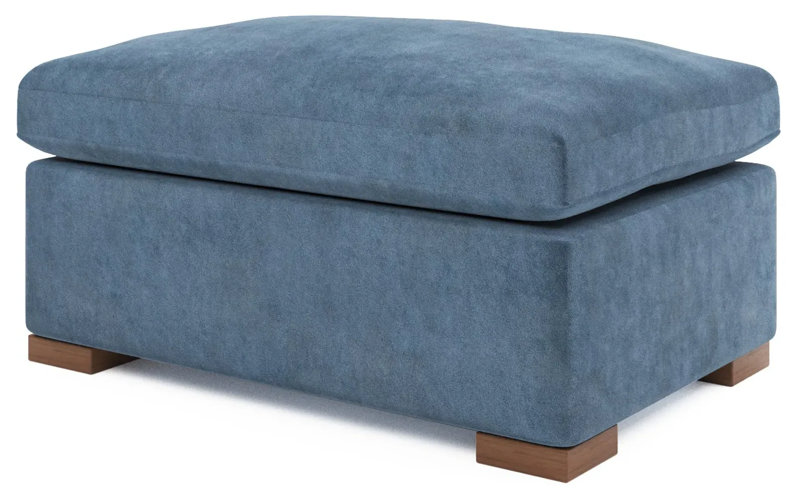 Harley Ottoman - Blue Dusk, Velvet