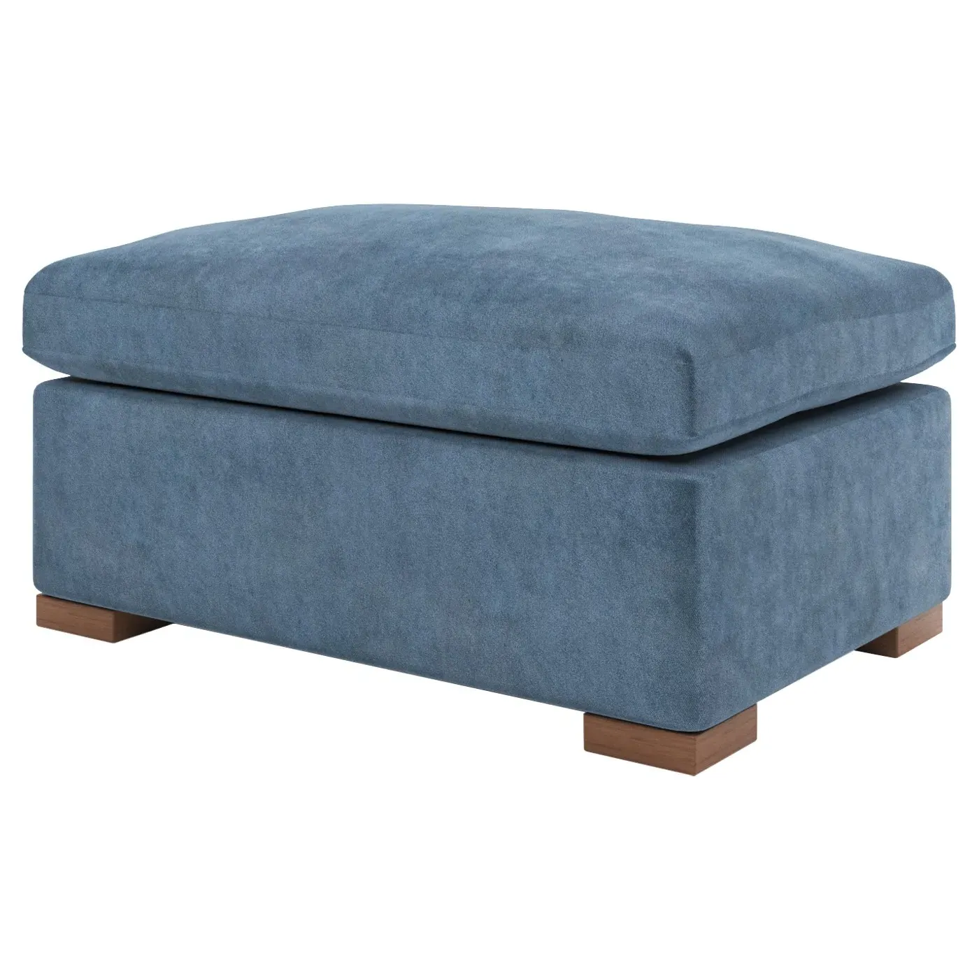 Harley Ottoman - Blue Dusk, Velvet image