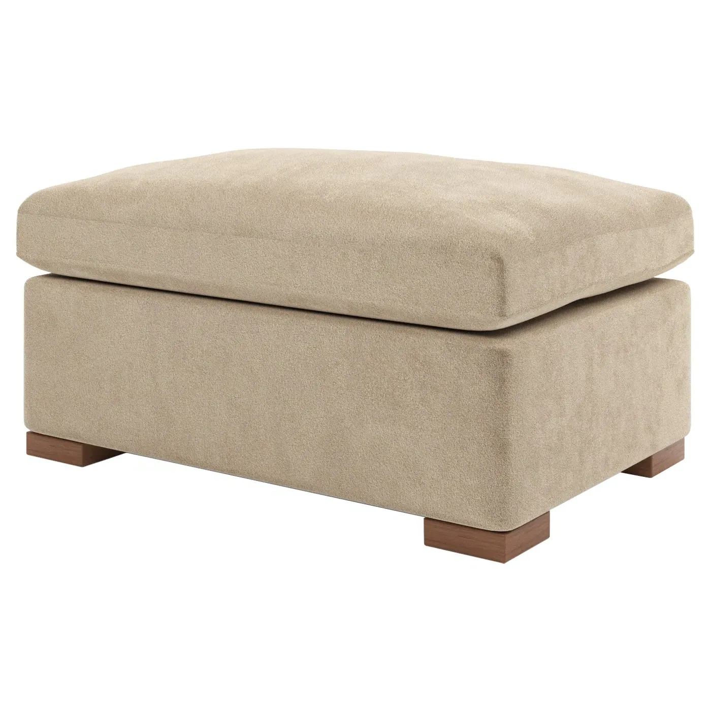 Harley Ottoman - Champagne, Performance Velvet image