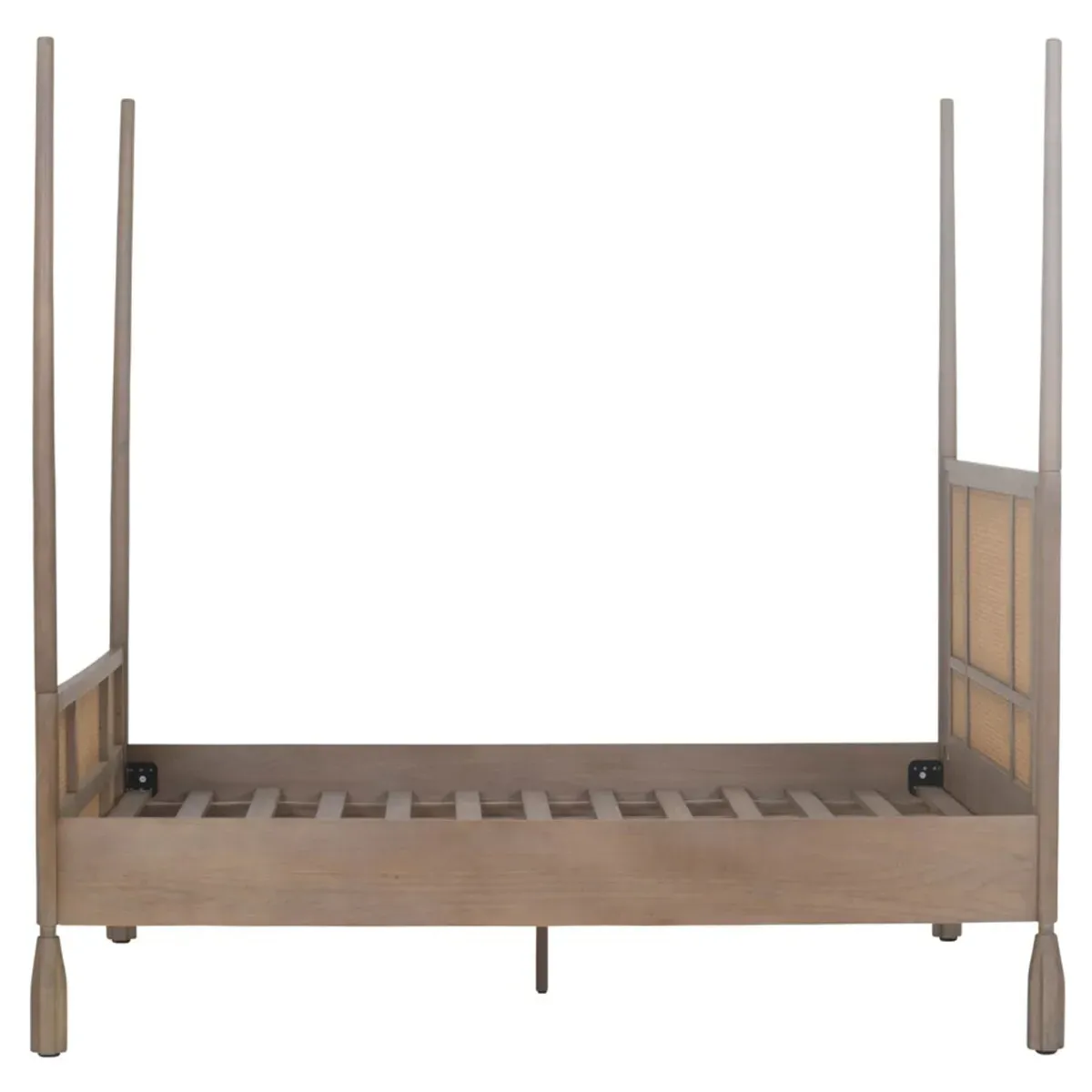 Harley Queen Size 4 Poster Bed - Brown, Mindi Wood