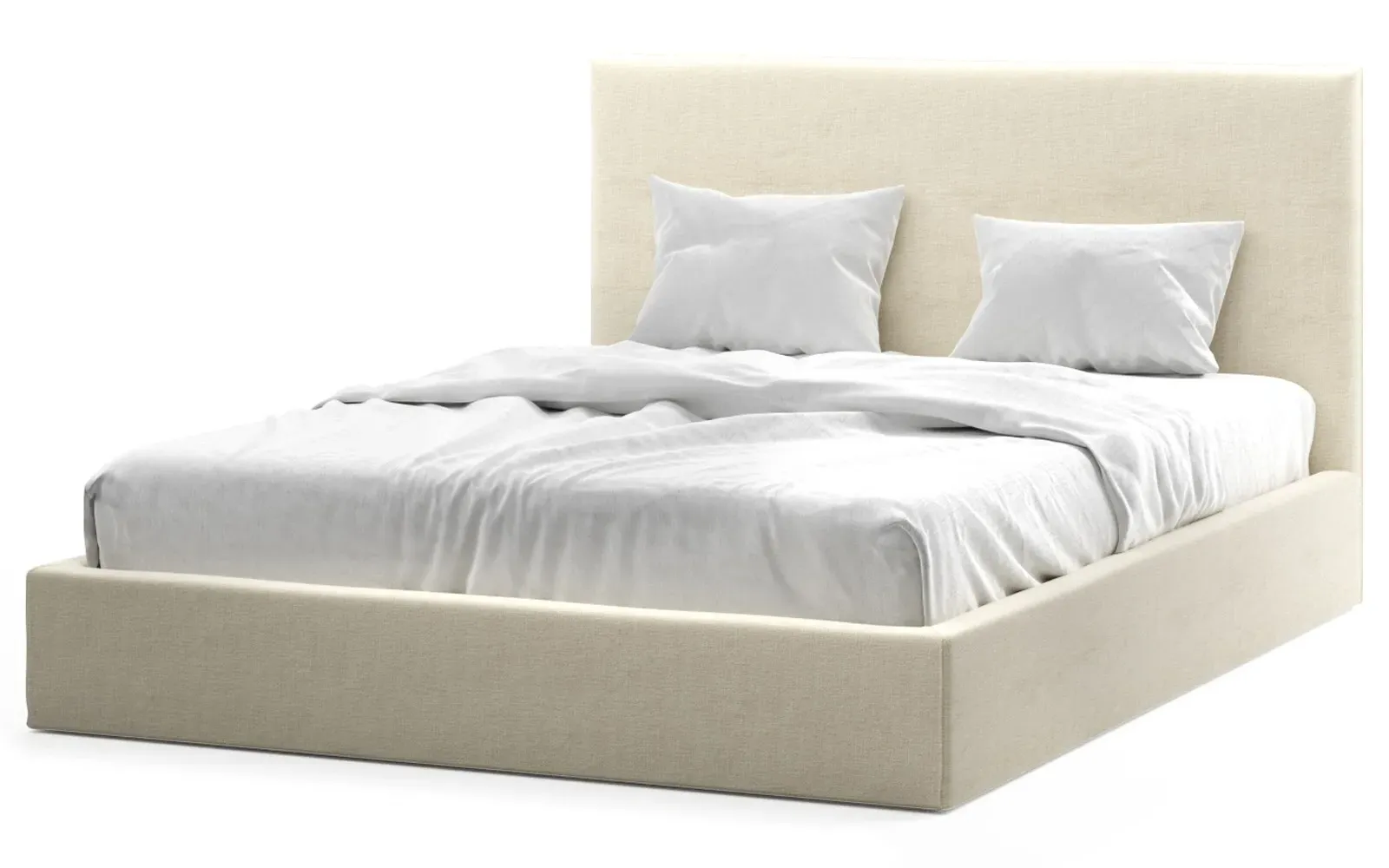 Harley Queen Size Bed Frame - Sea Salt