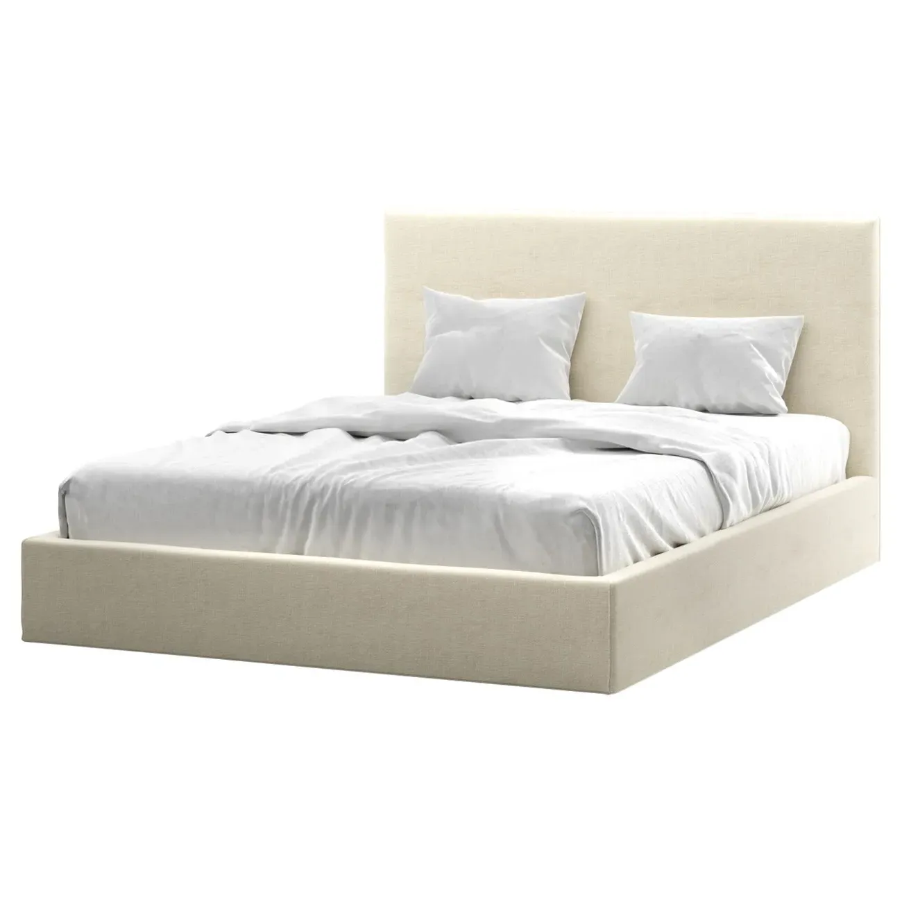Harley Queen Size Bed Frame - Sea Salt
