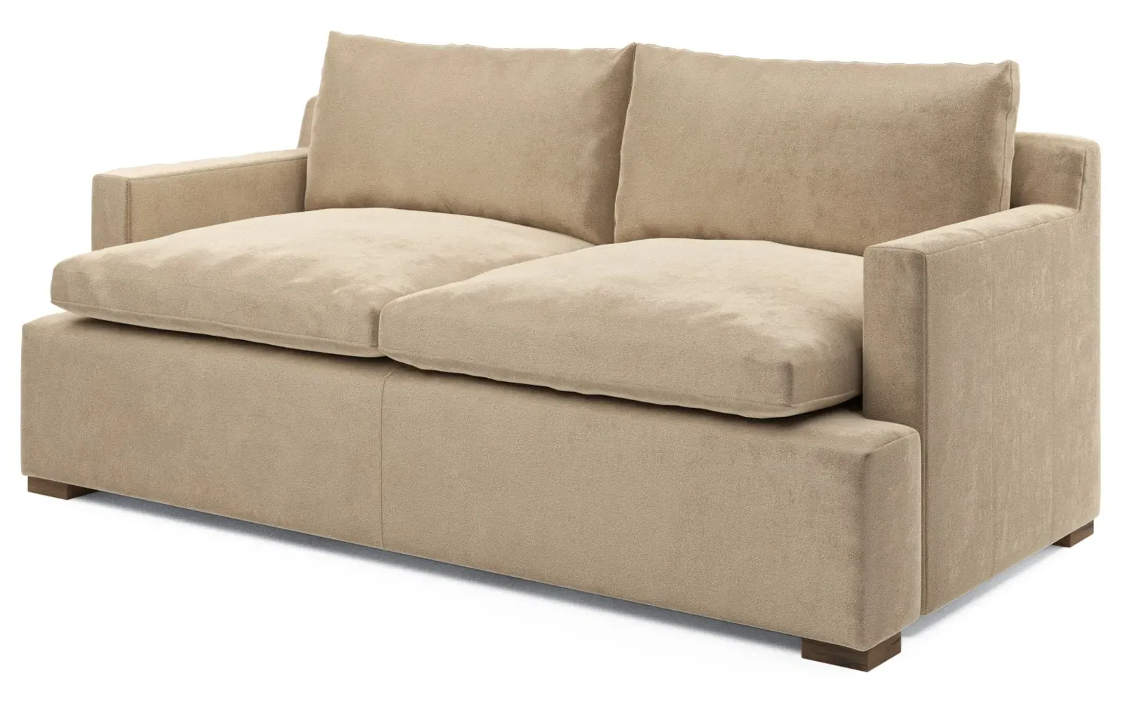Harley Sofa - Champagne, Performance Velvet