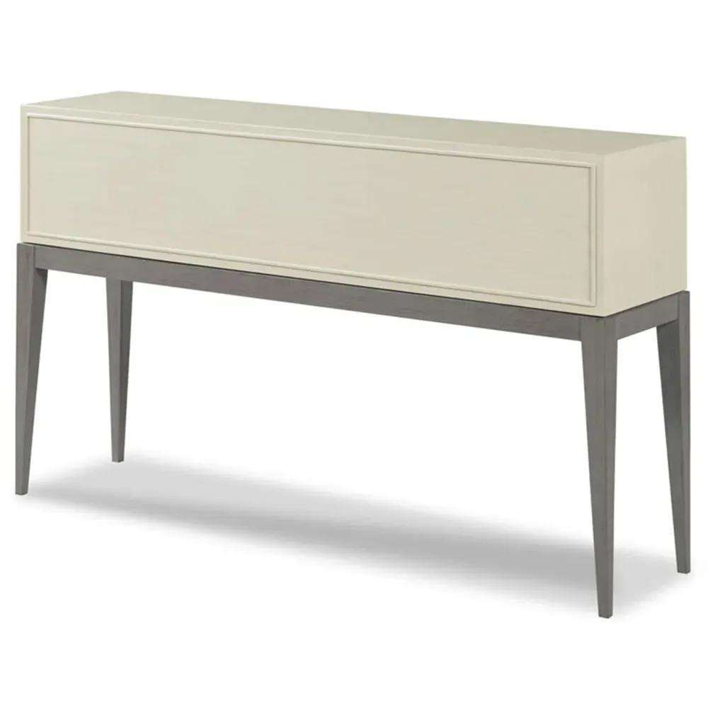 Harper Console Table - Greystone, Hardwood