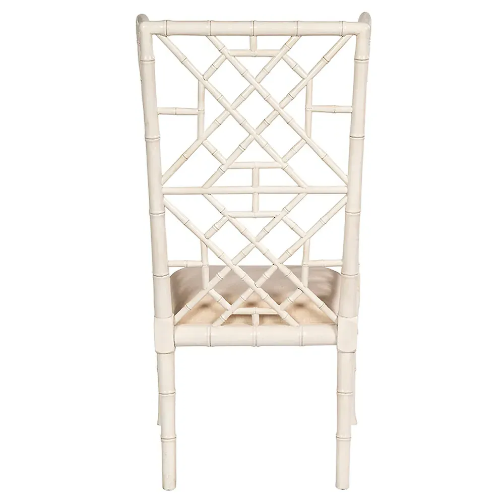 Harrison Chippendale Dining Chair - Cream, Mahogany