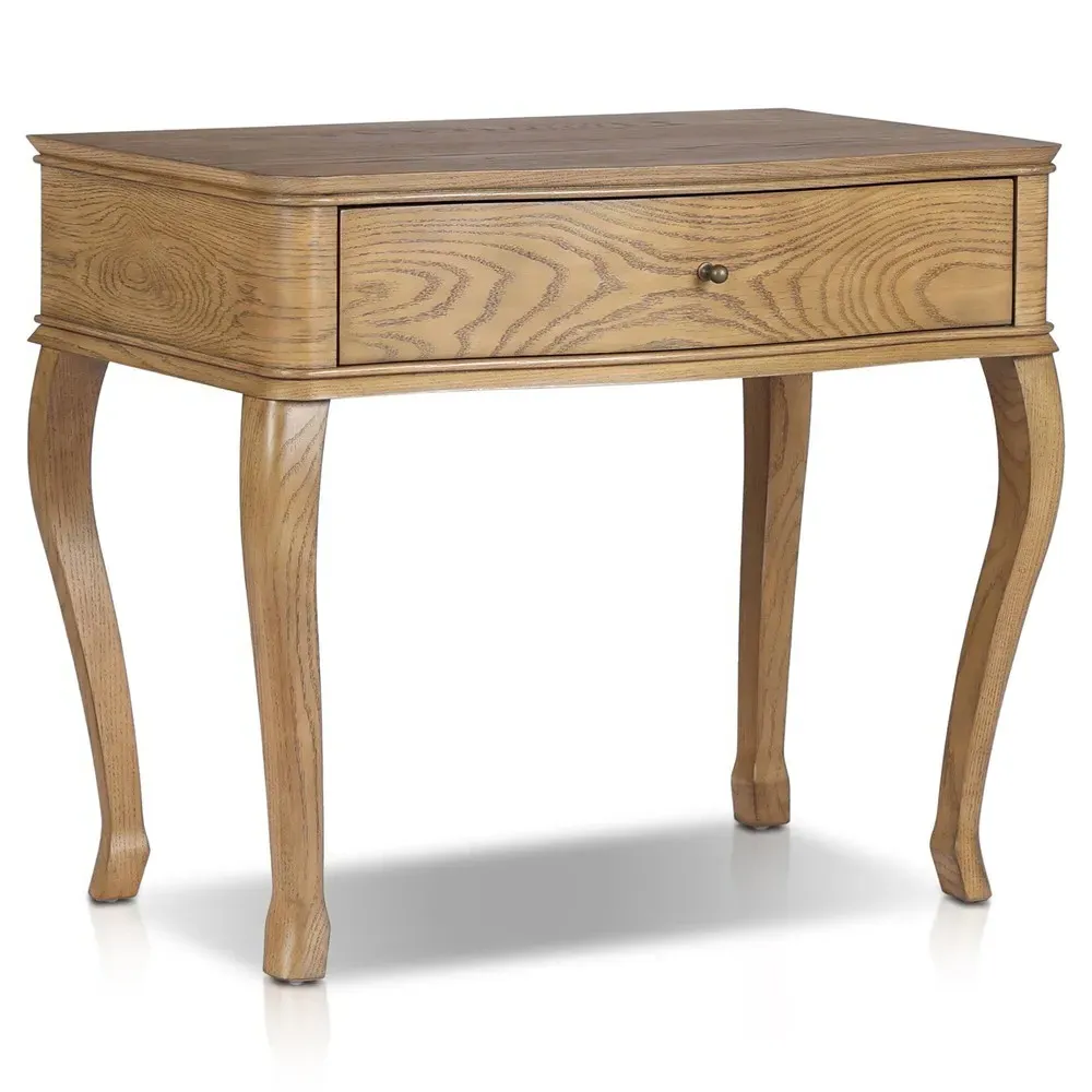 Harry Nightstand with Storage - Brown, Oak