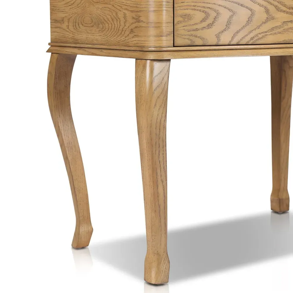 Harry Nightstand with Storage - Brown, Oak