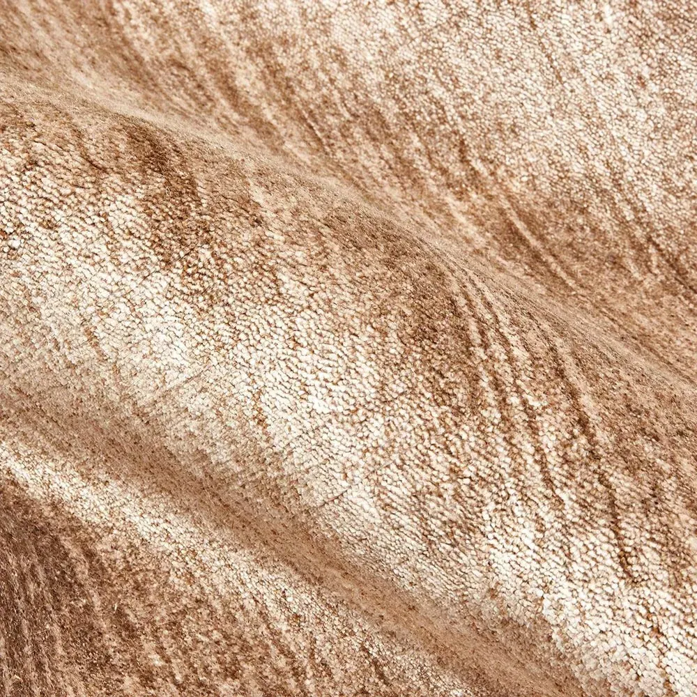 Hartley 10x14 Solid Rug - Caramel Brown, Wool