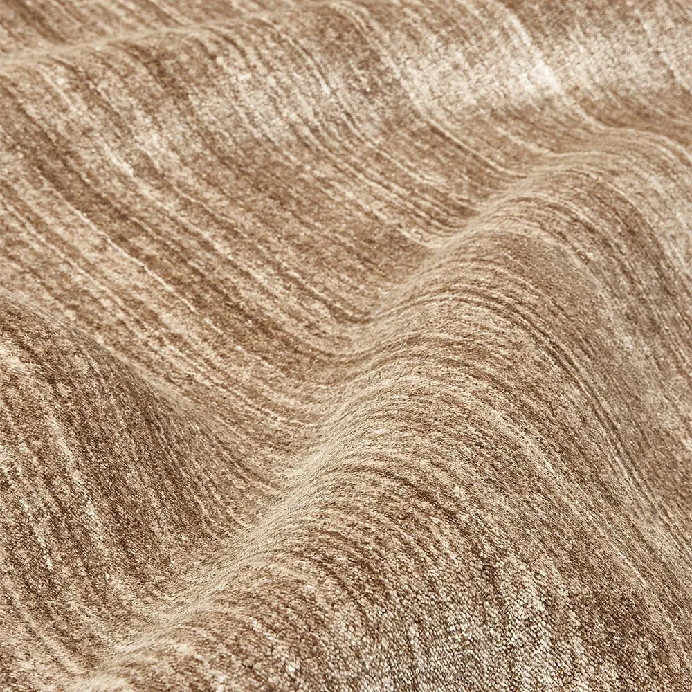 Hartley 8x10 Solid Rug - Caramel Brown, Wool