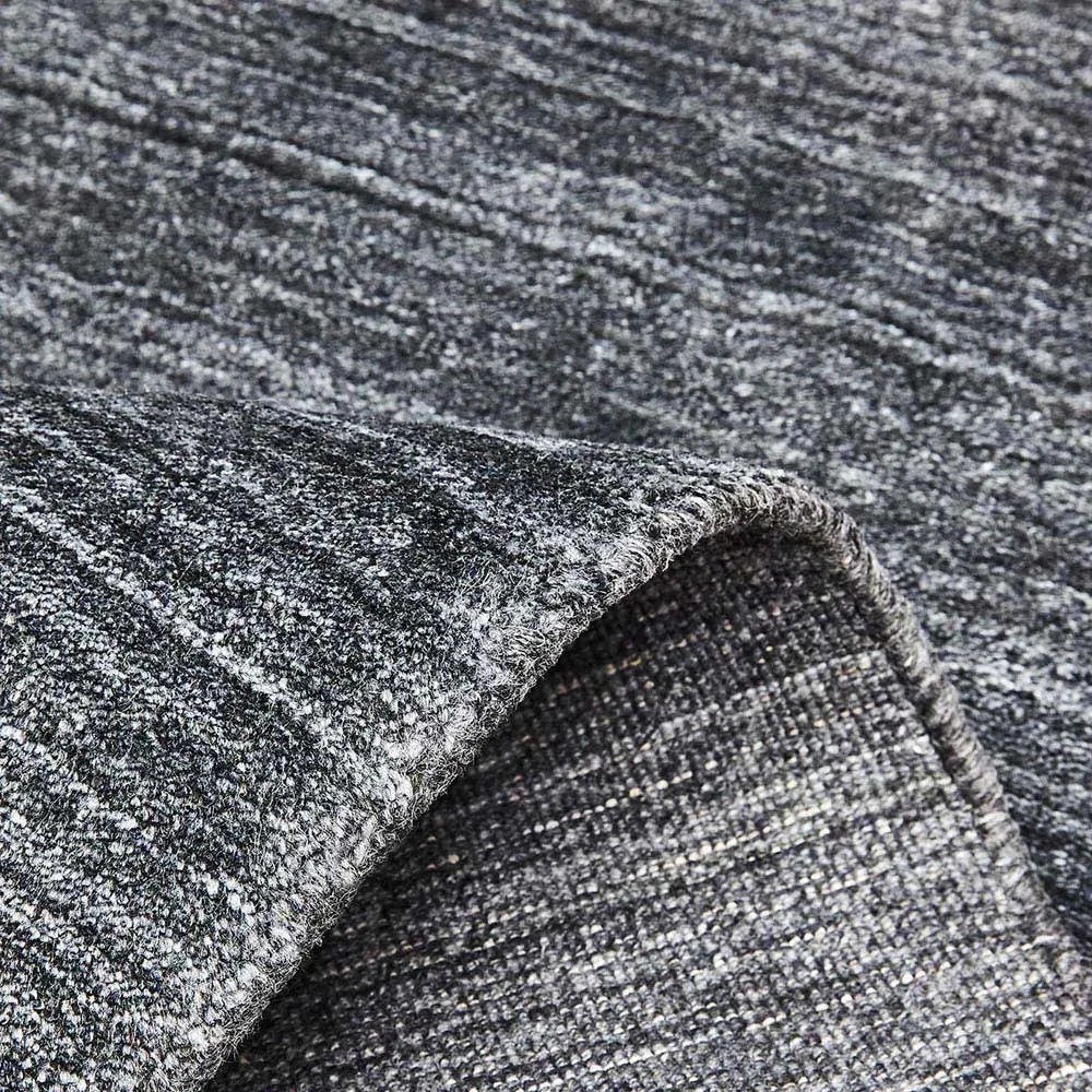 Hartley 9x12 Solid Rug - Marengo Grey, Wool