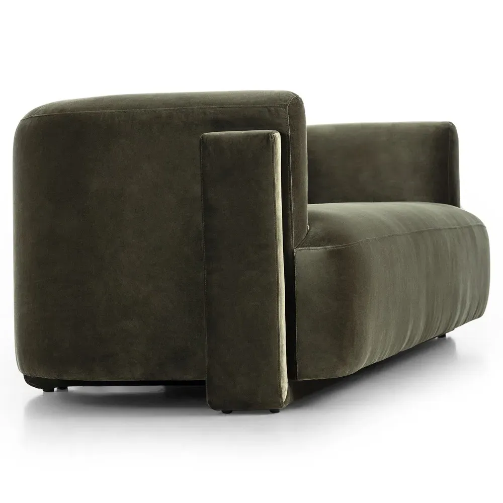 Hartley Sofa - Olive, Velvet