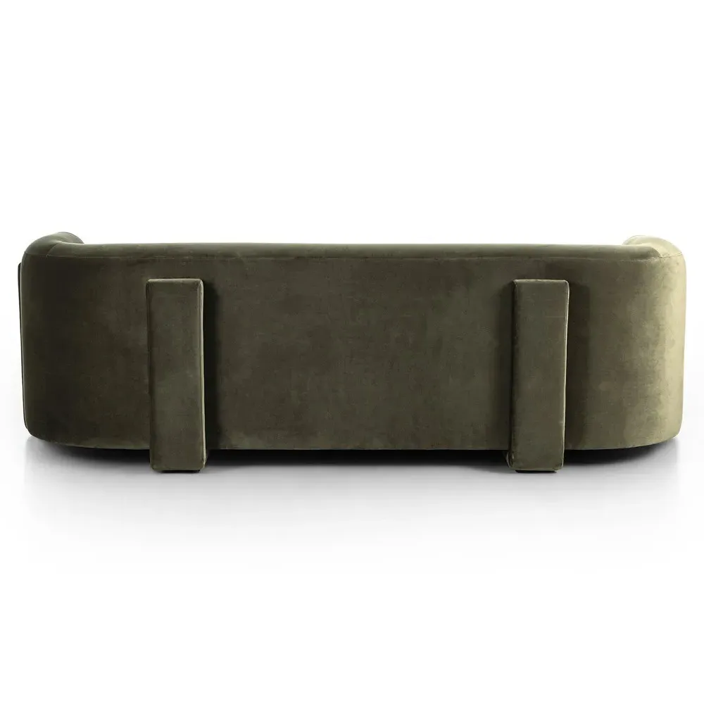 Hartley Sofa - Olive, Velvet