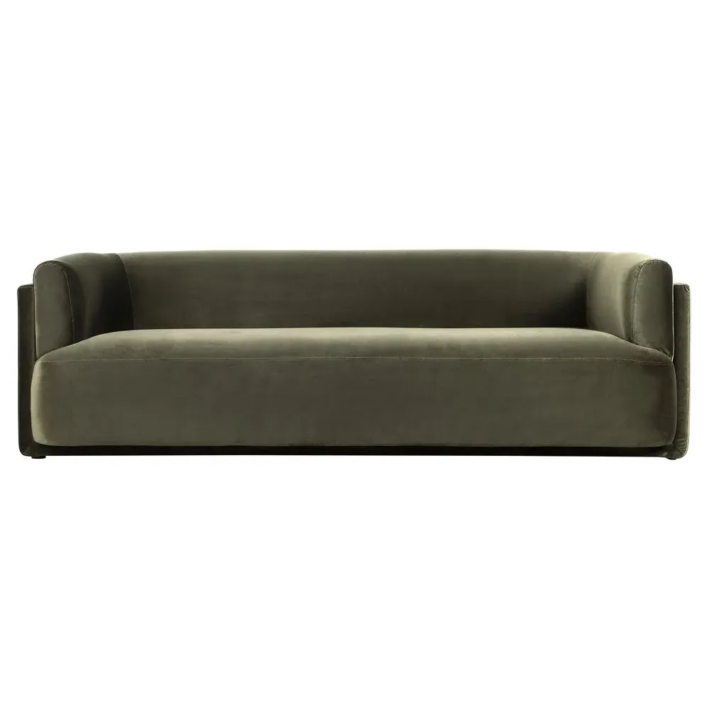 Hartley Sofa - Olive, Velvet