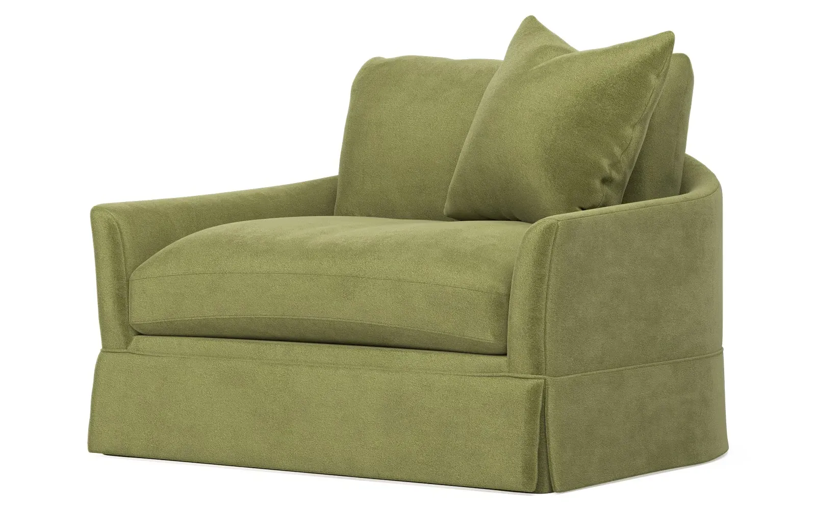 Hartwell Chair and a Half - Citrus Grove, Velvet