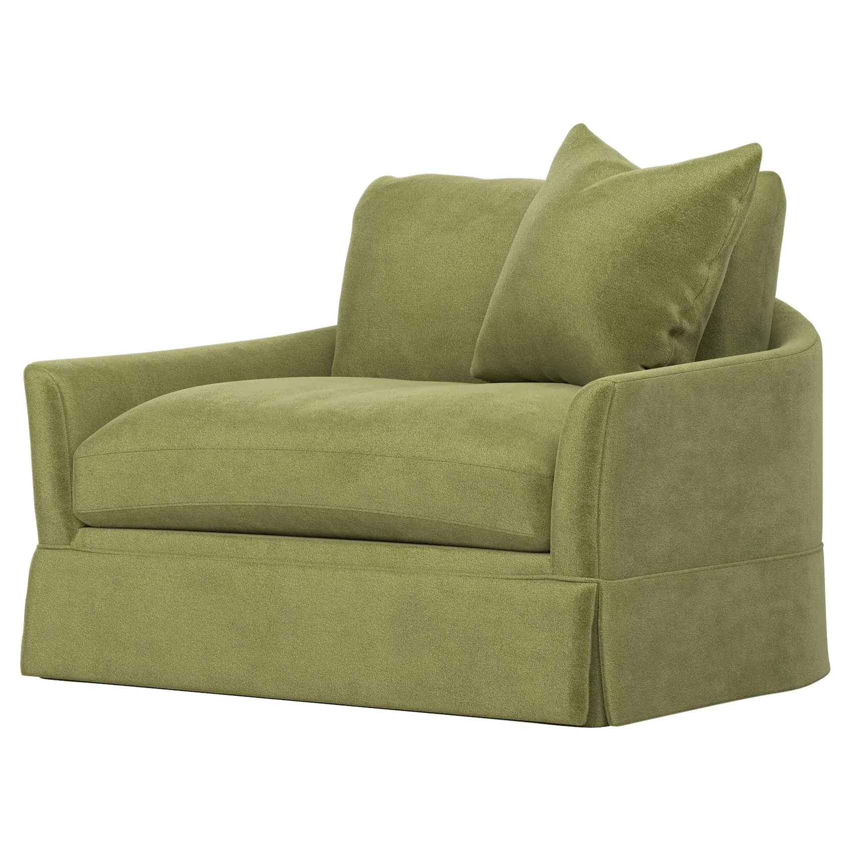 Hartwell Chair and a Half - Citrus Grove, Velvet