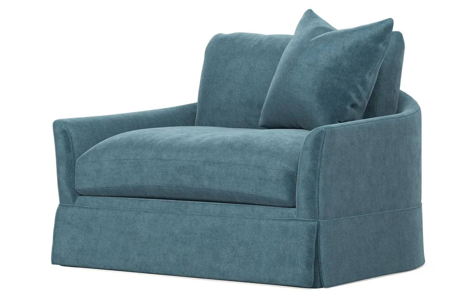 Hartwell Chair and a Half - Lakeside, Velvet