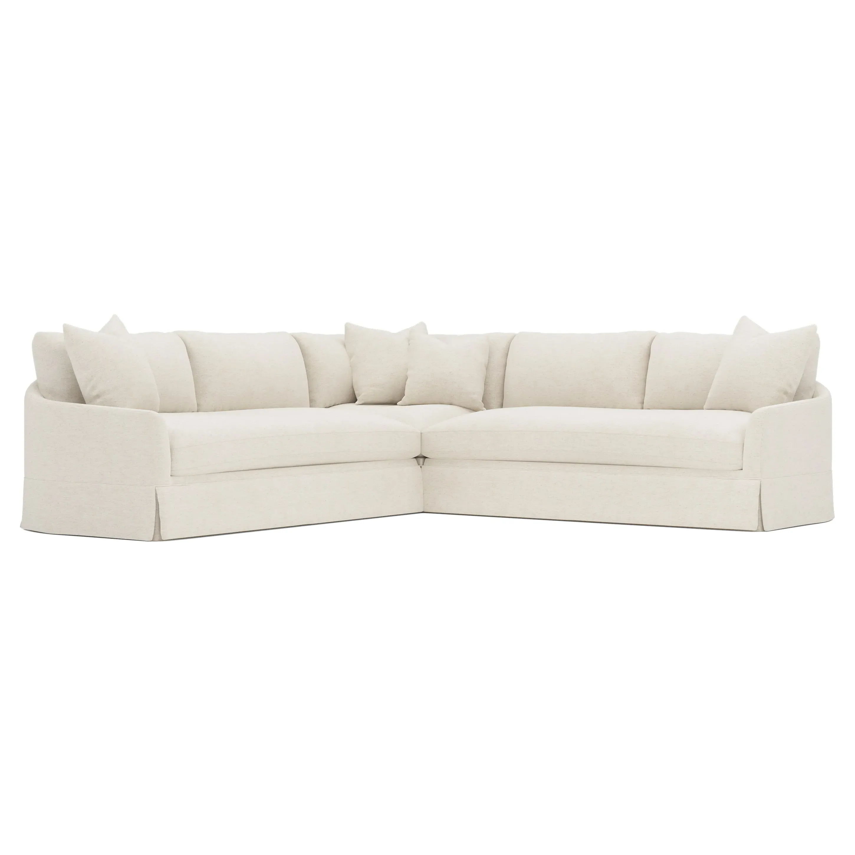 Hartwell Corner Sectional - Heathered Ivory