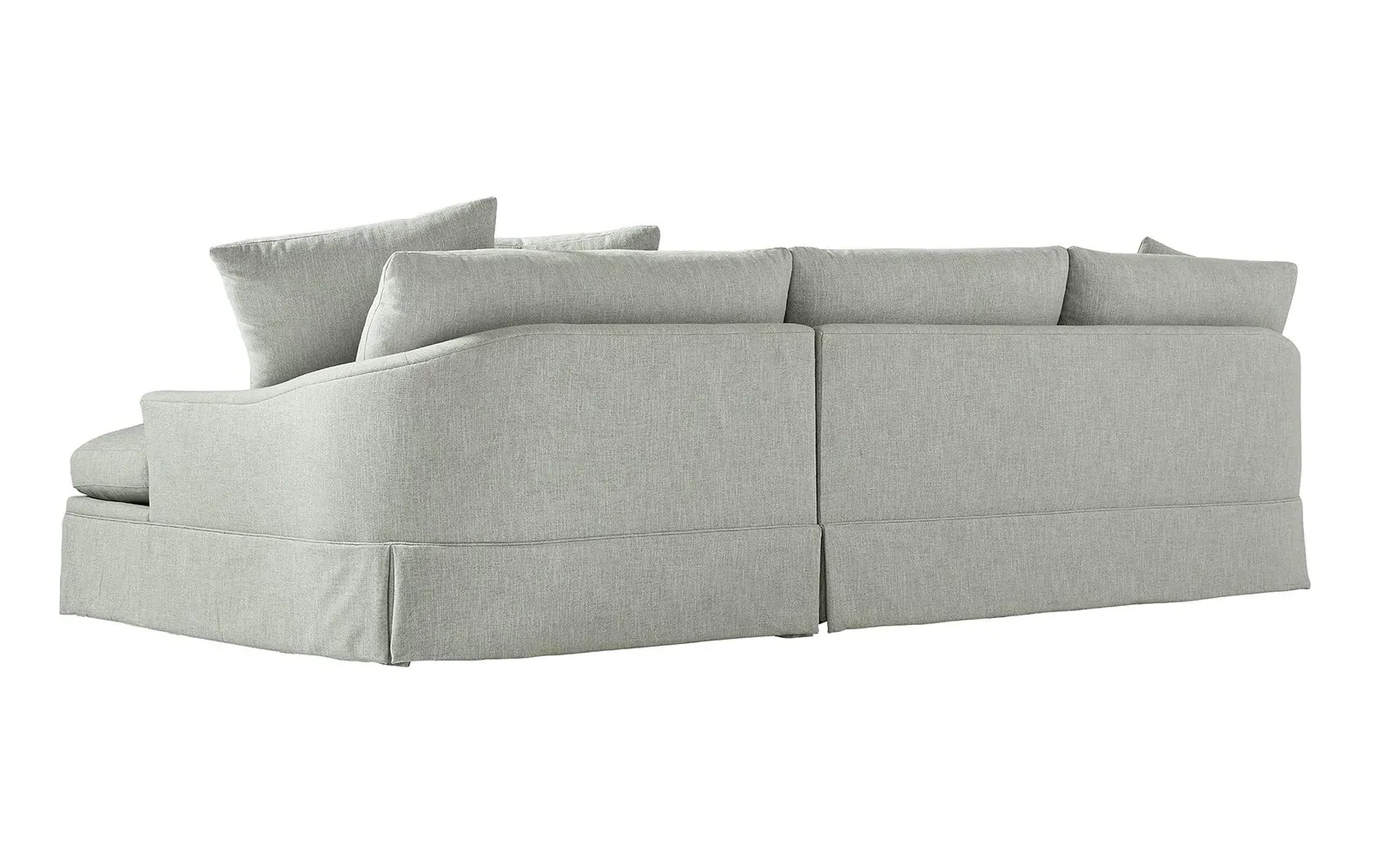 Hartwell Left Chaise Sectional - Citrus Grove, Performance Velvet