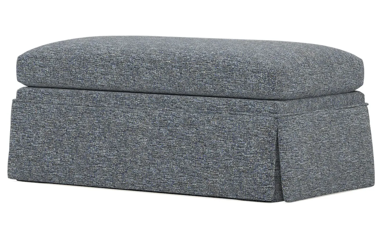 Hartwell Performance Ottoman - Fisherman Blue