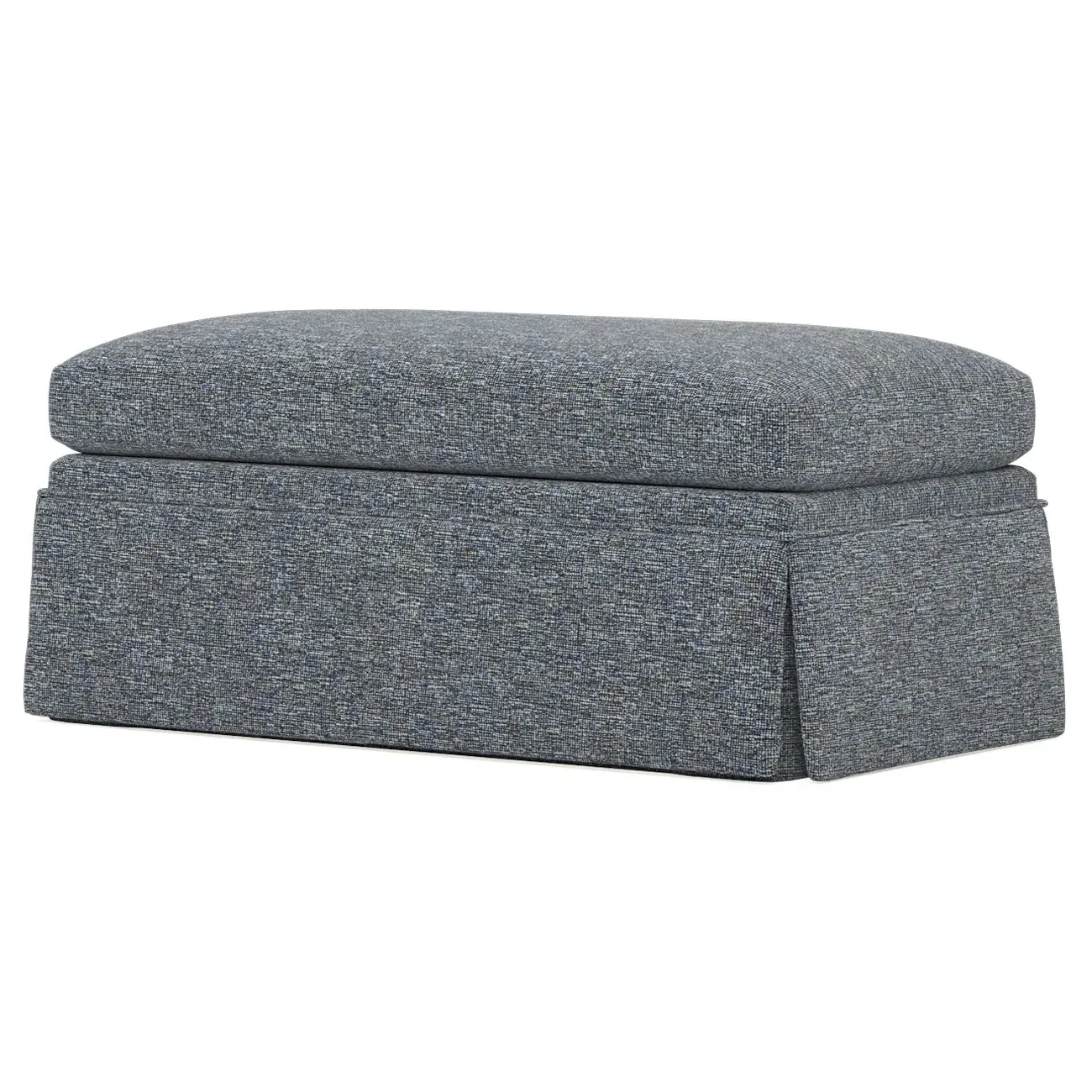 Hartwell Performance Ottoman - Fisherman Blue image