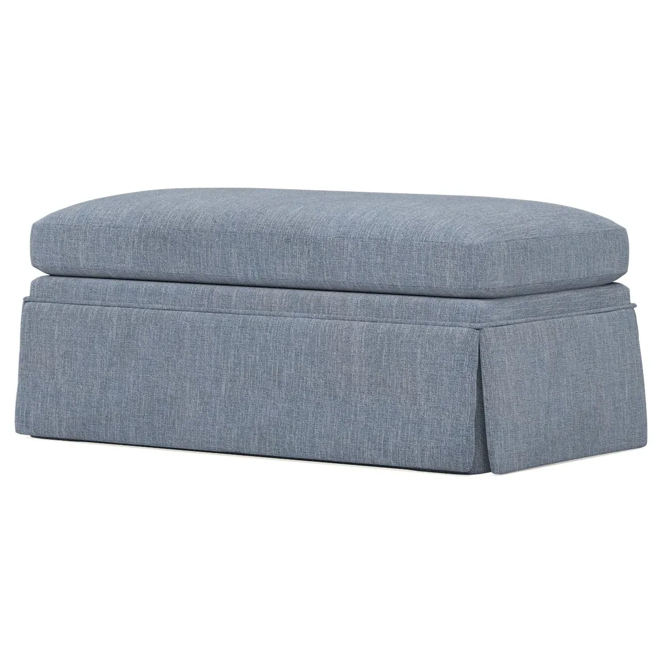 Hartwell Performance Ottoman - Nantucket Blue image