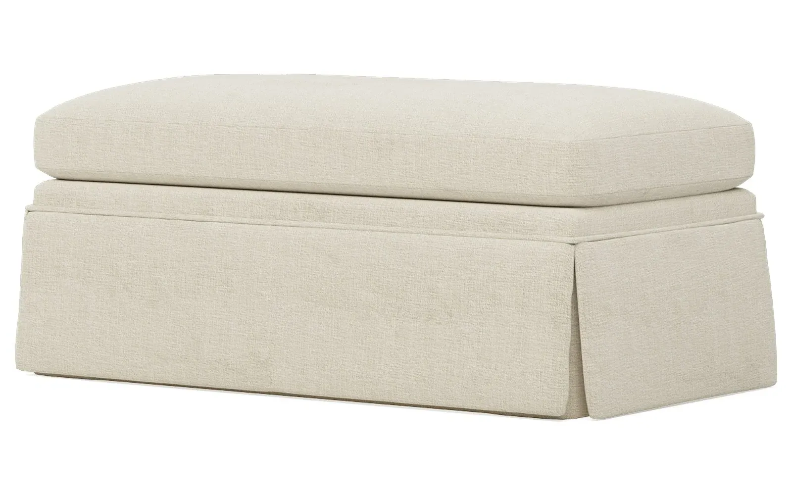 Hartwell Performance Ottoman - Sea Salt