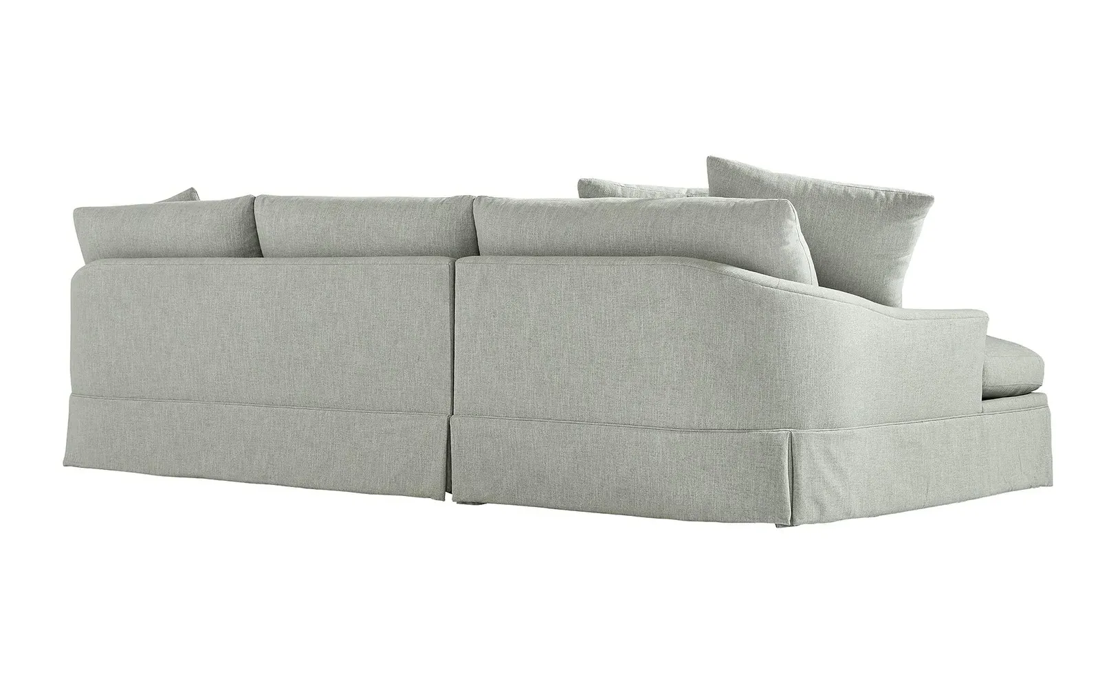 Hartwell Right Chaise Sectional - Cloud Grey, Bouclé
