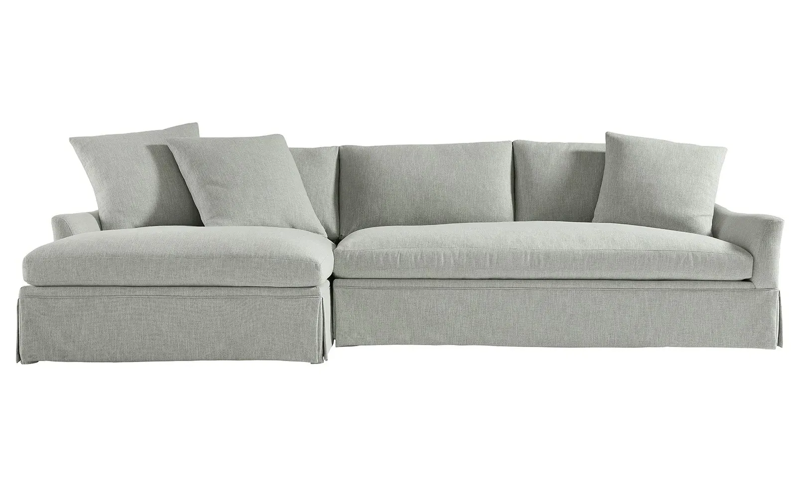 Hartwell Right Chaise Sectional - Whipped Cream, Bouclé