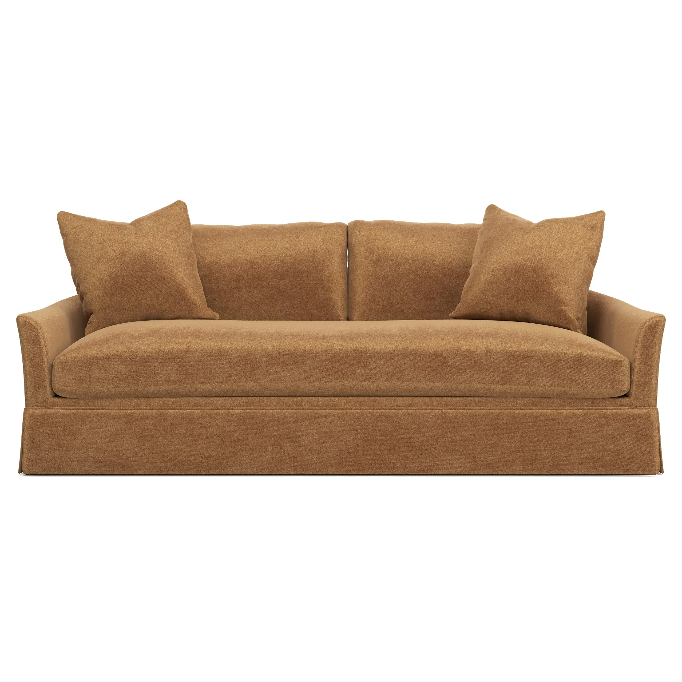 Hartwell Sofa - Gingerbread, Performance Velvet