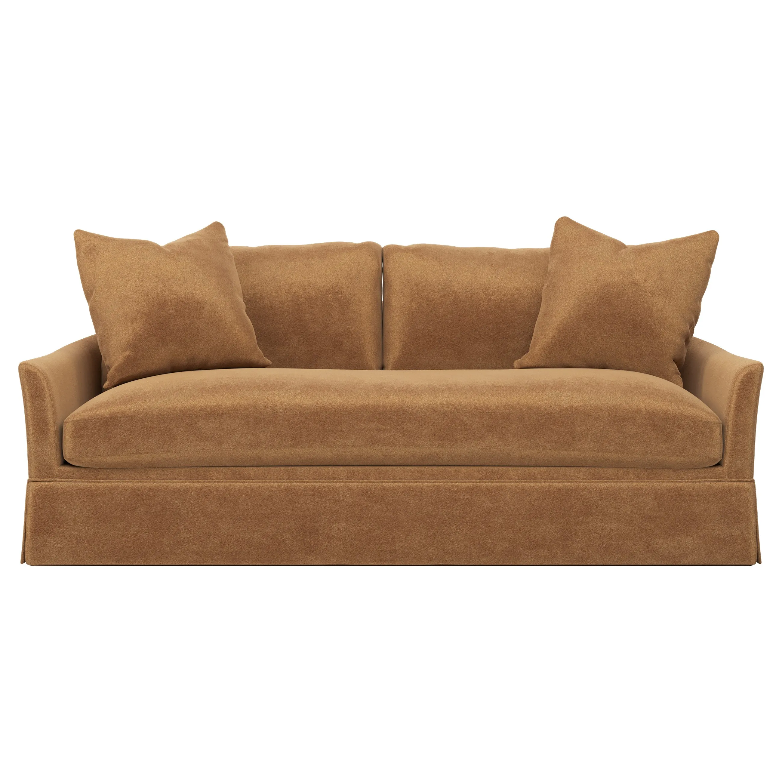Hartwell Sofa - Gingerbread, Performance Velvet