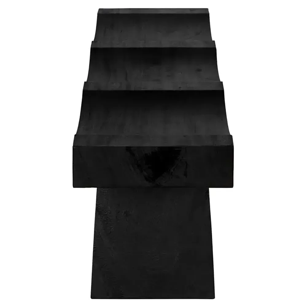 Haru Wood Bench - Black