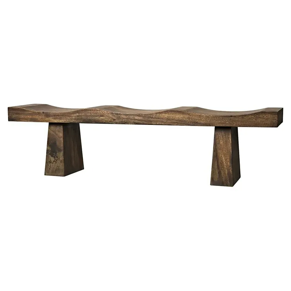 Haru Wood Bench - Brown