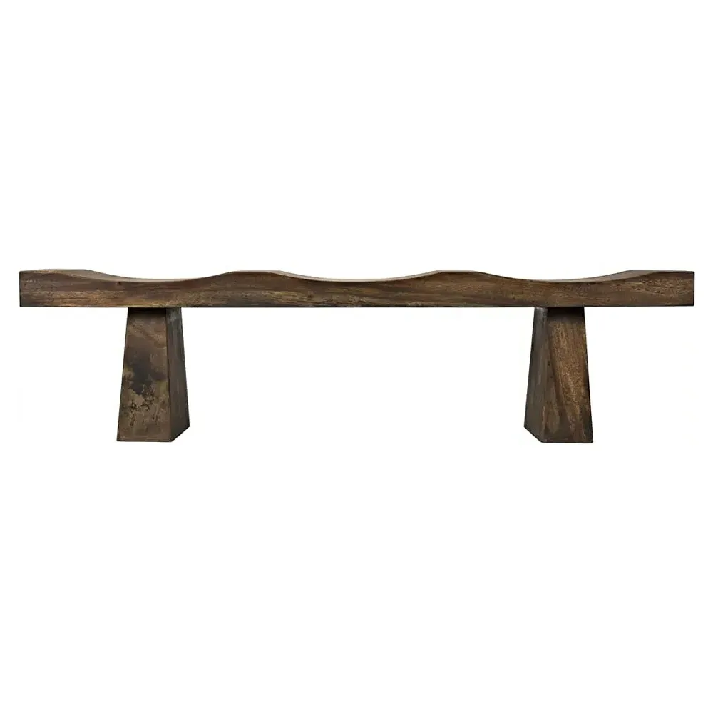 Haru Wood Bench - Brown